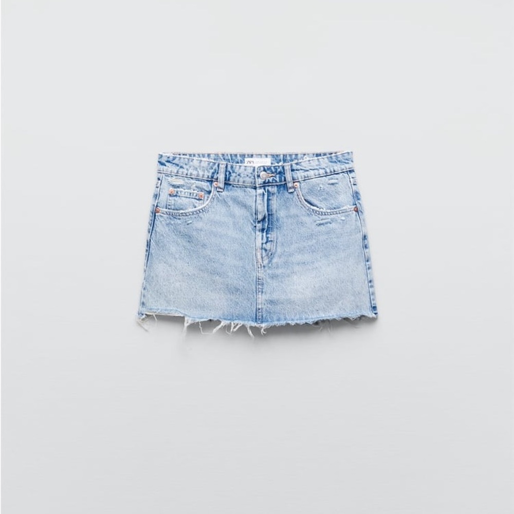 Zara Denim Mini Skirt.
